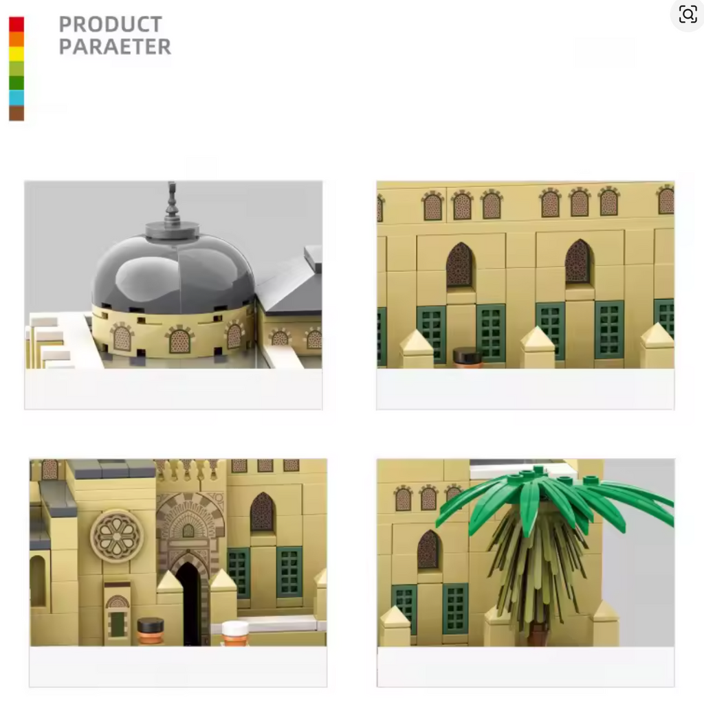 Al-Aqsa Mosque Jerusalem Building Blocks Set 768 pieces