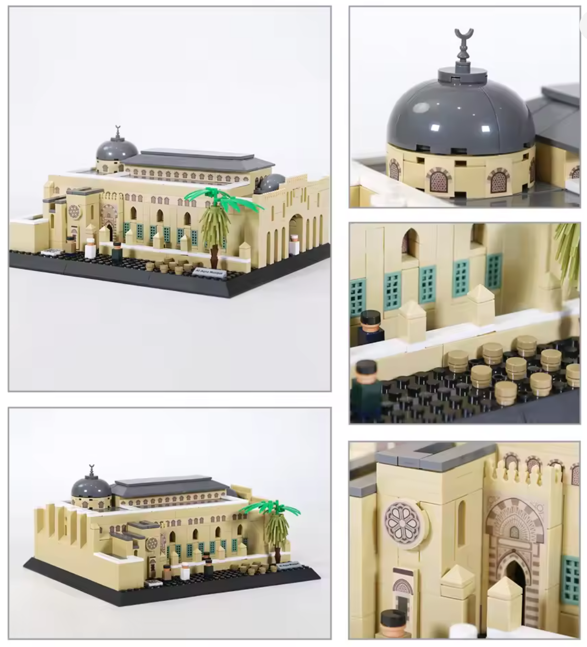 Al-Aqsa Mosque Jerusalem Building Blocks Set 768 pieces