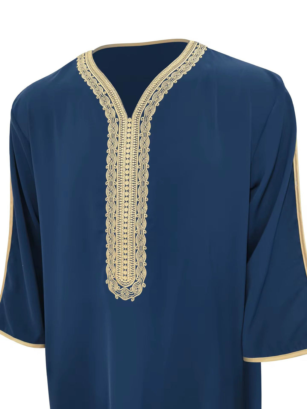 Moroccan Thobe Men’s Short Sleeve Robe Saudi