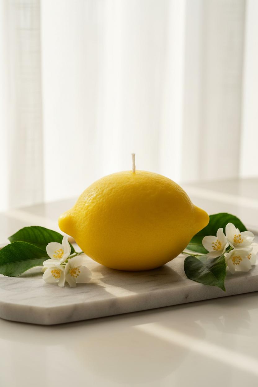 Lemon candle