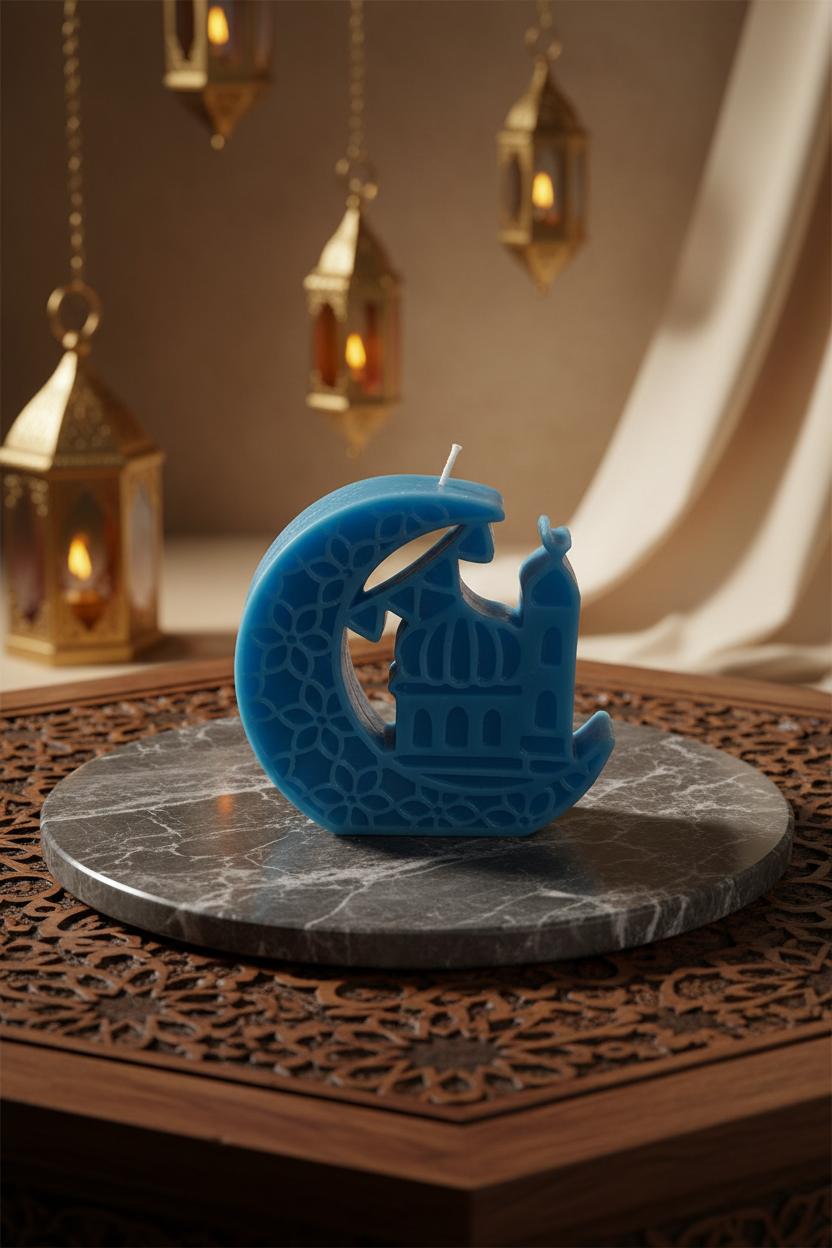 Mosque Crescent Candle