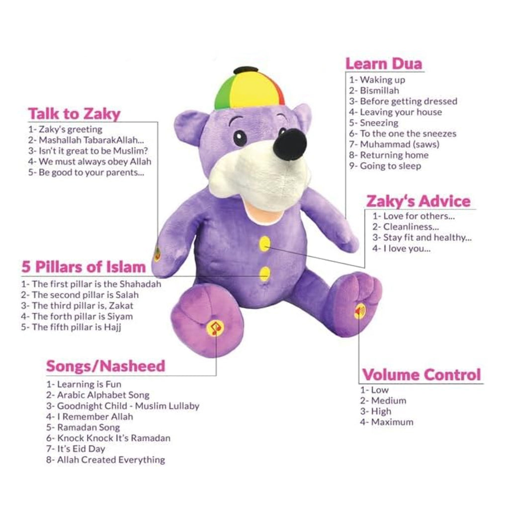 Zaky Wind Talking & Singing Zaky Toy – One Islam Shop